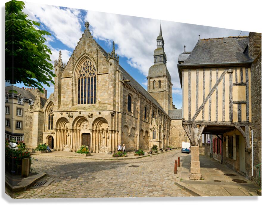 Basilica of St Saviour in Dinan Brittany France during daytime