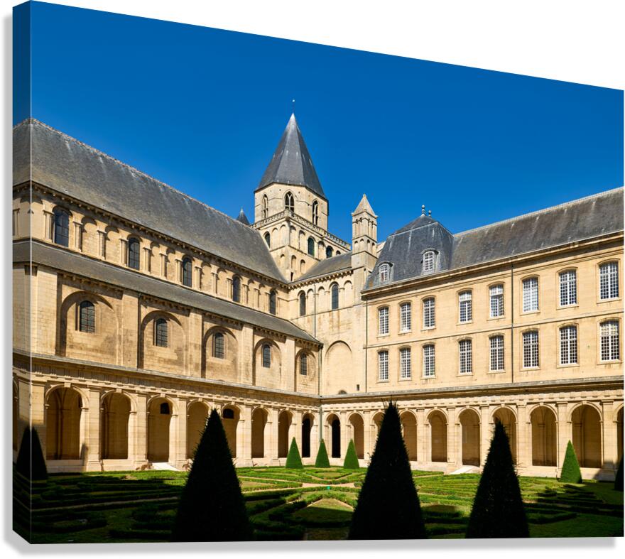 Visit to the abbey of saint etienne in caen normandy