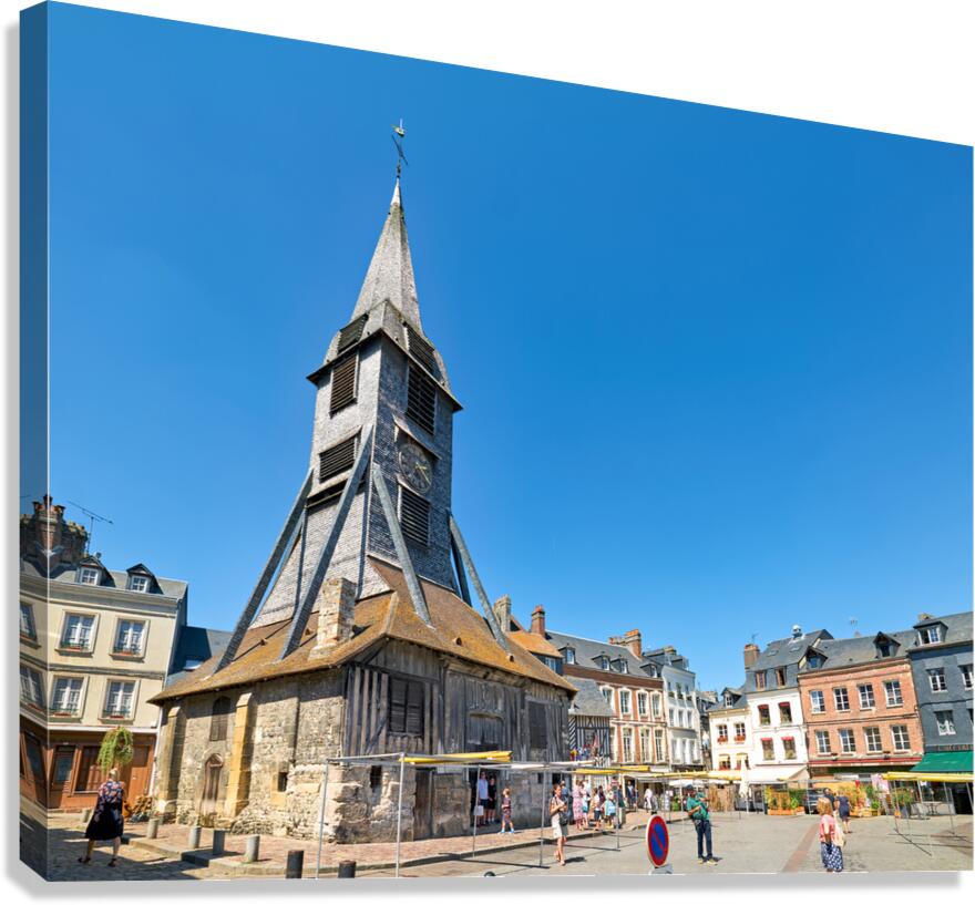 Visit saint catherine church in honfleur normandy france