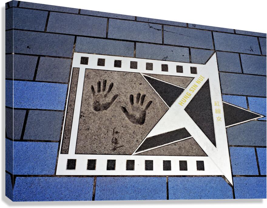 Hung Sin Nui handprints at the Hong Kong Walk of Fame