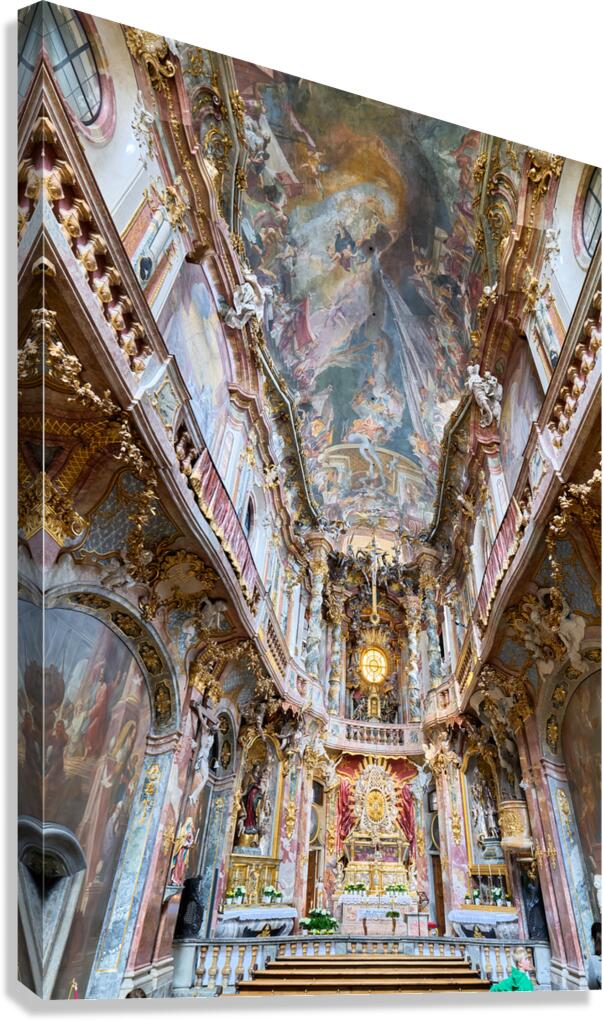 St. Johann Nepomuk in Asam Church shows art and architecture in 
