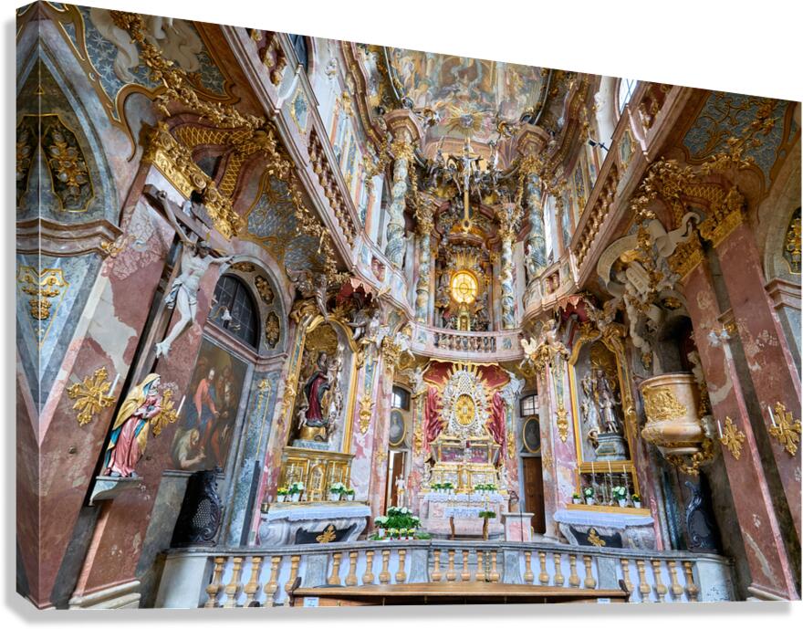 Exploring st. johann nepomuk in asam church munich bavaria
