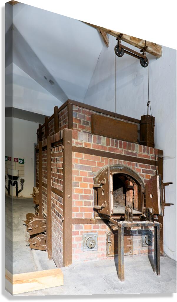 Crematorium at dachau concentration camp in munich germany