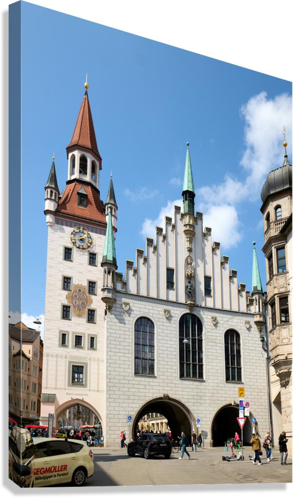 Old Town Hall Altes Rathaus in Munich during a sunny day
