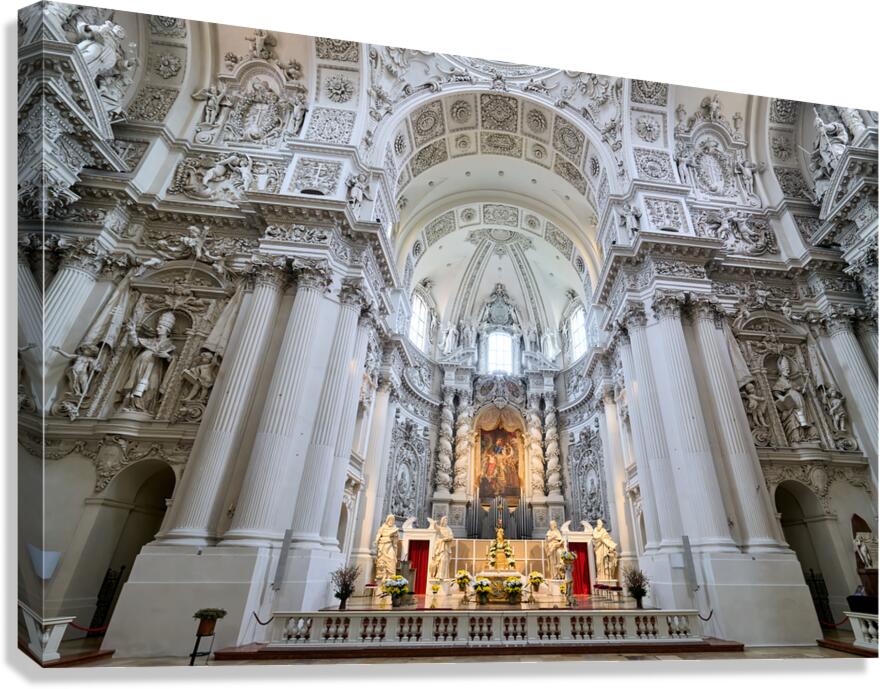Visit to the church of st. cajetan in munich bavaria germany