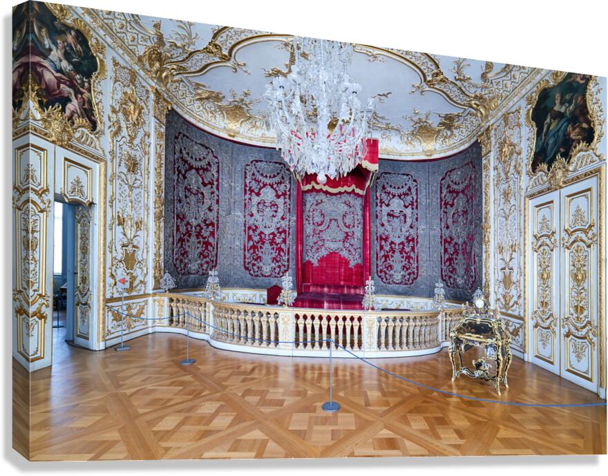 Interior view of Residenz Palace in Munich Germany