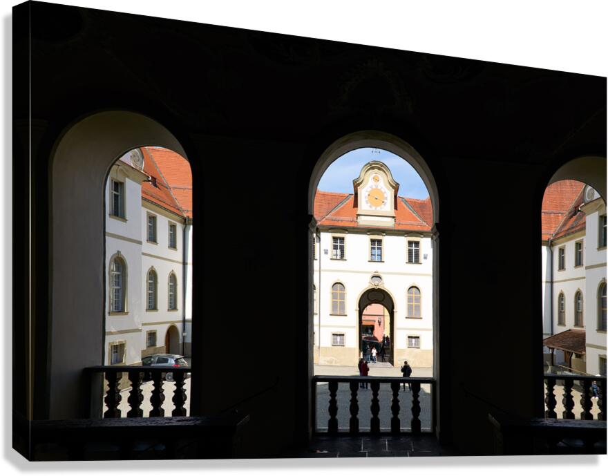 Exploring interior views of Benediktinerkloster St. Mang in Bava