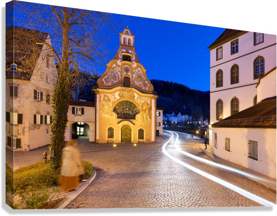 Heilig geist spitalkirche in fussen on the romantic road in germ