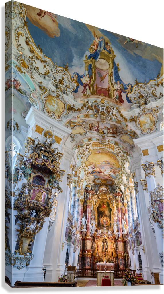 Visit Wieskirche along the Romantic Road in Bavaria Germany