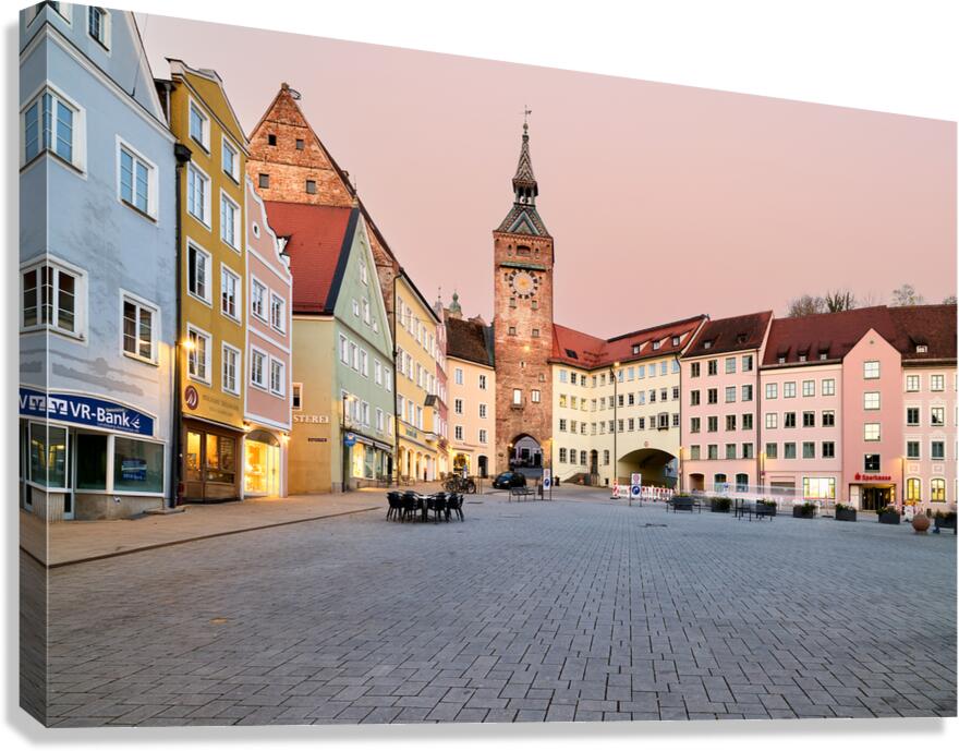 Visit Hauptplatz square in Landsberg am Lech along the Romantic 