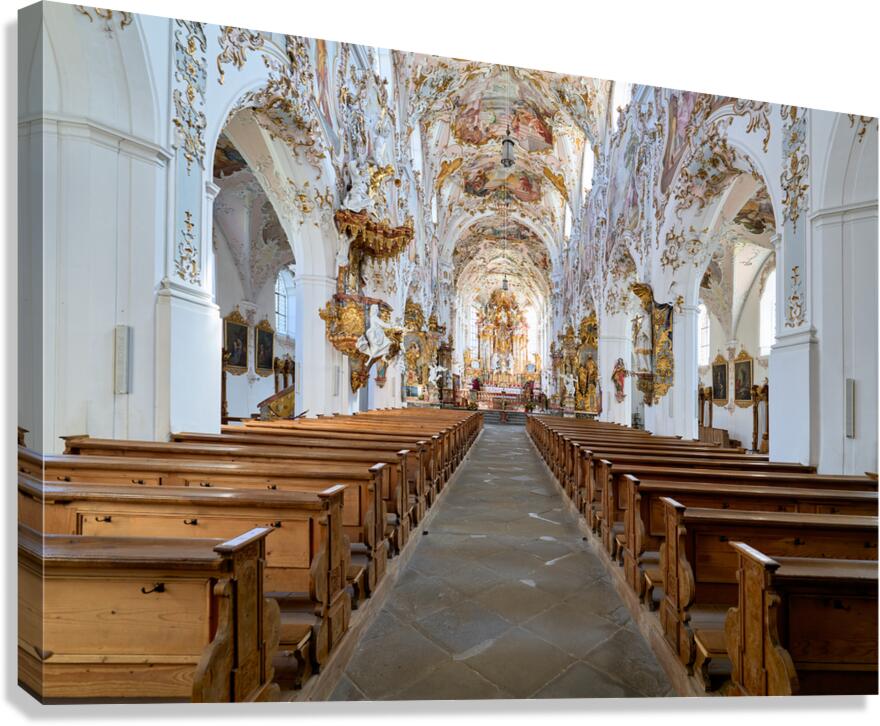 Church of Maria Geburt in Rottenbuch along the Romantic Road