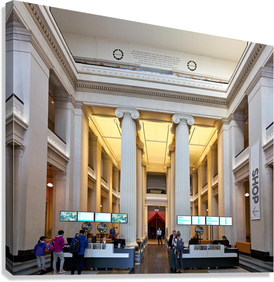 Visit to Auckland War Memorial Museum entrance in Auckland New Z