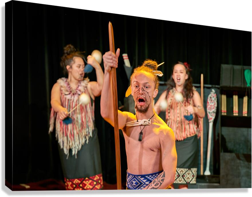 Maori Haka dance performance in Auckland New Zealand