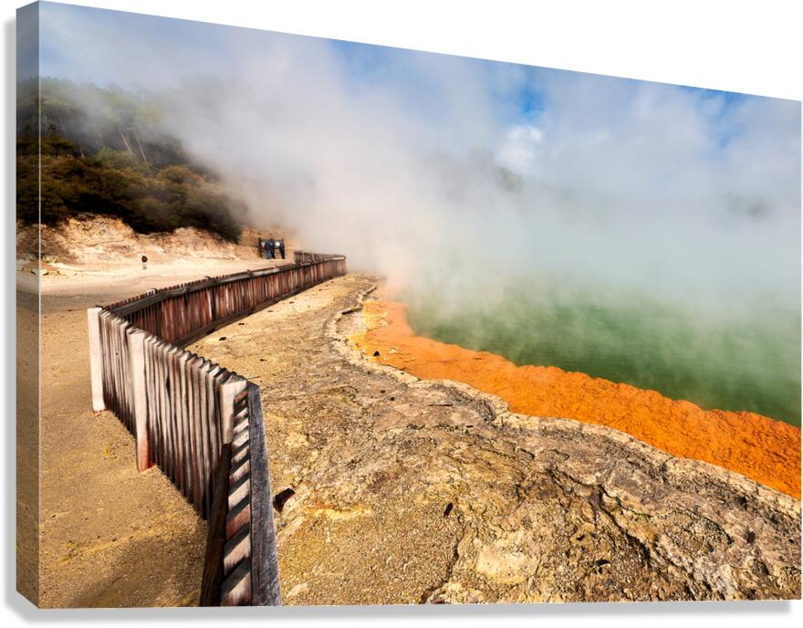 Explore waiotapu thermal wonderland at champagne pool in rotorua
