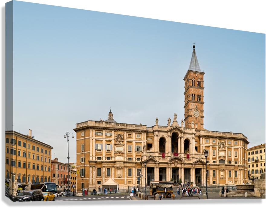 Visit to Basilica of Saint Mary Major in Rome Italy during dayti