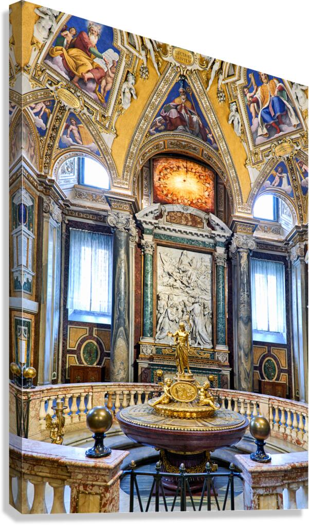 Visit the baptistery inside Basilica of Saint Mary Major in Rome