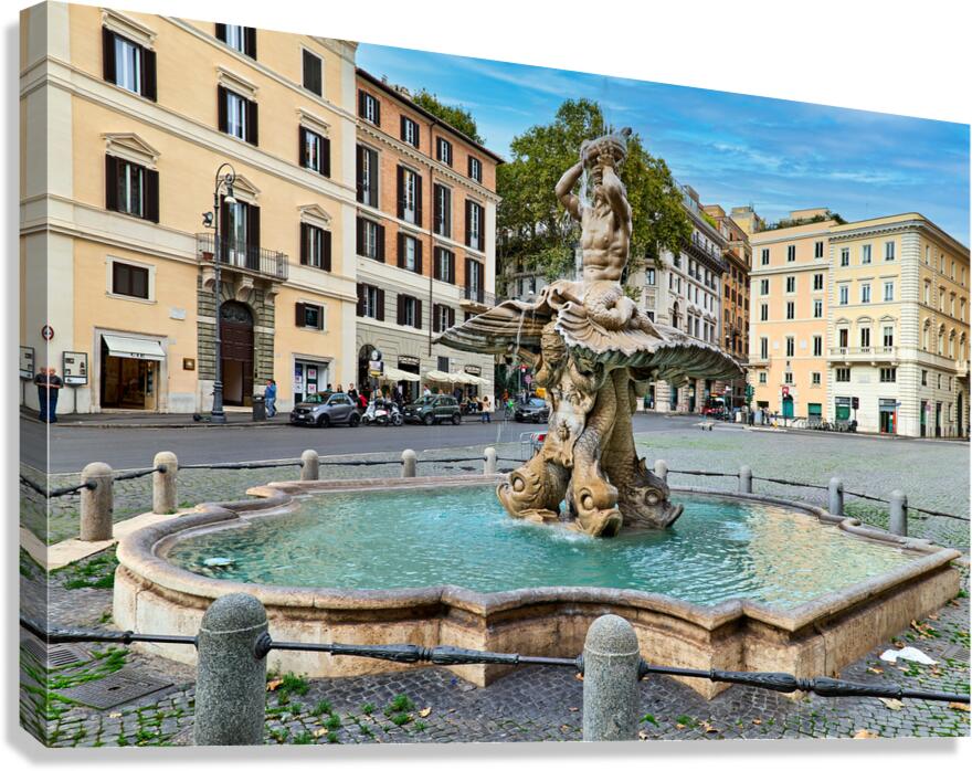 Visit Fontana del Tritone by Bernini in Piazza Barberini in Rome