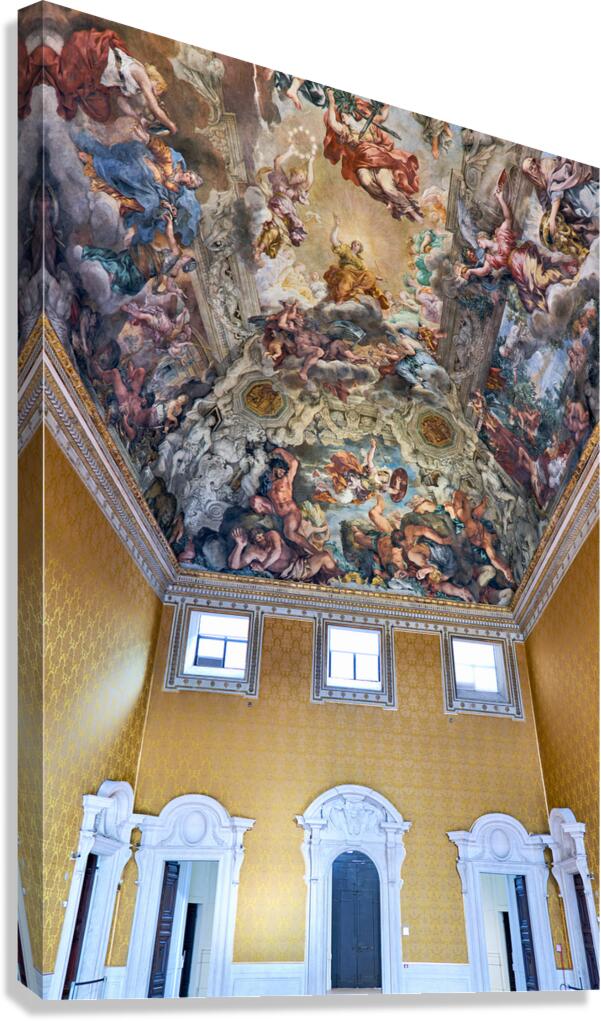 Frescoed ceiling in Salone of Galleria Nazionale dArte Antica