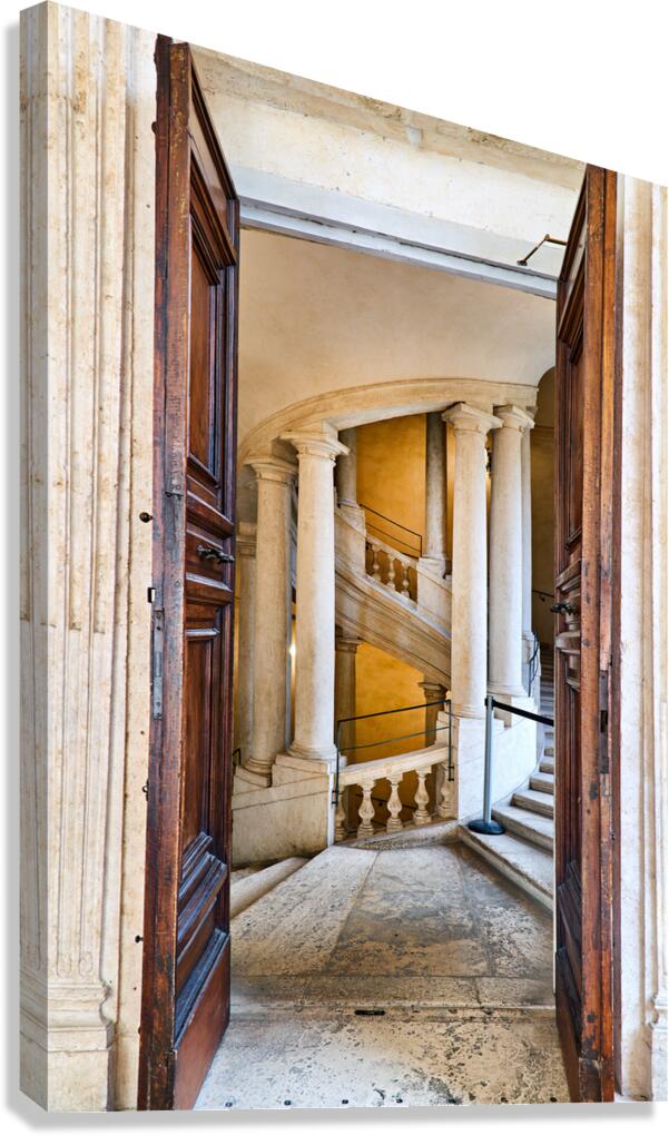 Visit the helicoidal staircase at Galleria Nazionale in Rome