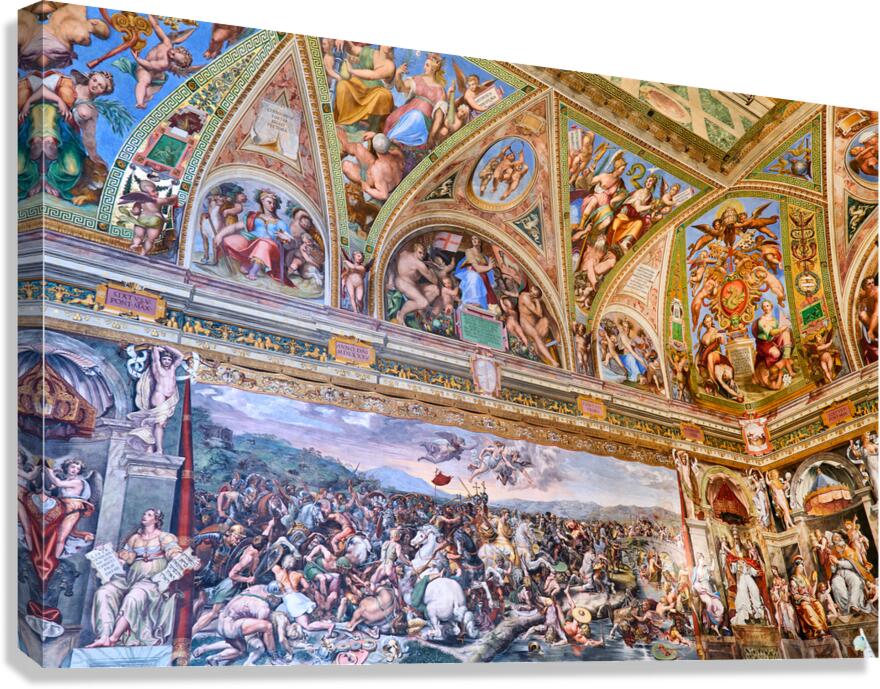 Explore frescoes in Raphael rooms at Vatican Museums in Rome