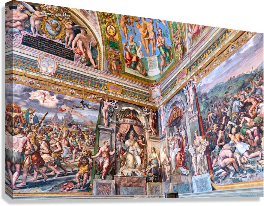 Explore Raphael rooms in Vatican Museums in Rome Italy