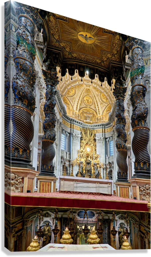 Visit Saint Peters Basilica and see Berninis baldacchino in Ro