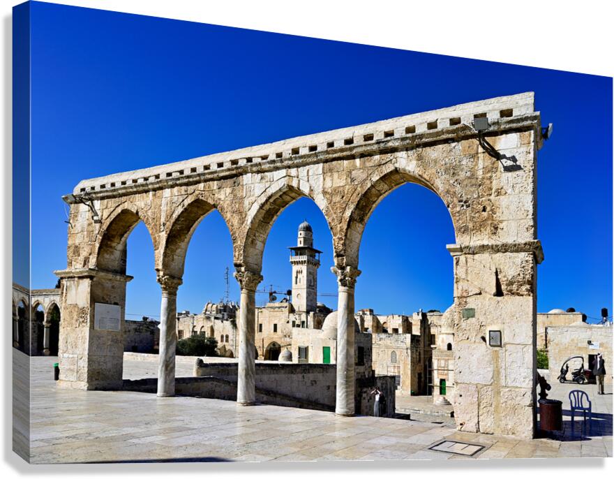 Dome of the rock mosque at Temple Mount in Jerusalem Israel