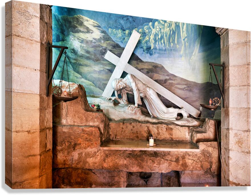 Inside the church of st