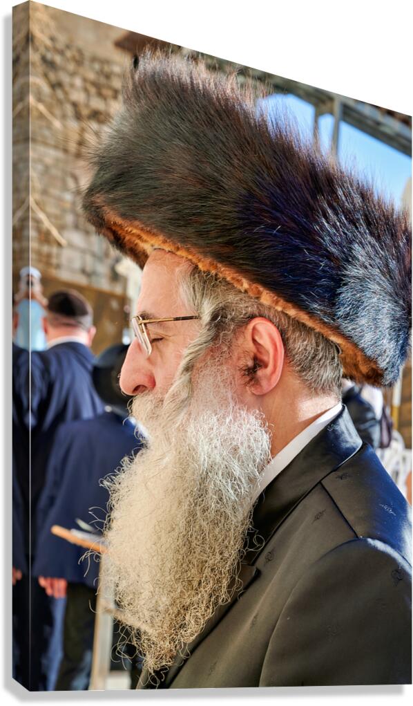 Orthodox Jews pray at the Wailing Wall in Jerusalem Israel