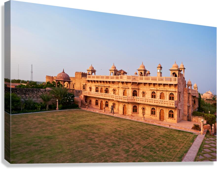 Visit Khimsar Fort in Rajasthan during sunset hours