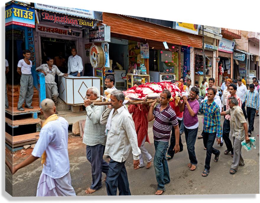 Funeral ceremony takes place in Bundi streets of Rajasthan Indi
