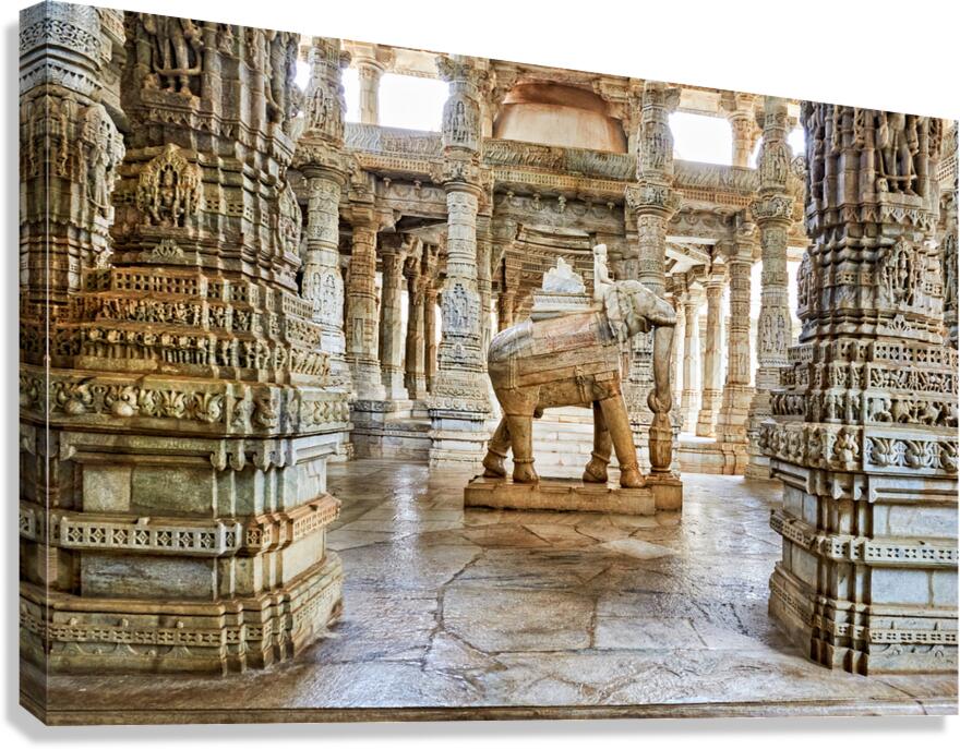 Jain old temples in Ranakpur Rajasthan showcase intricate carvi