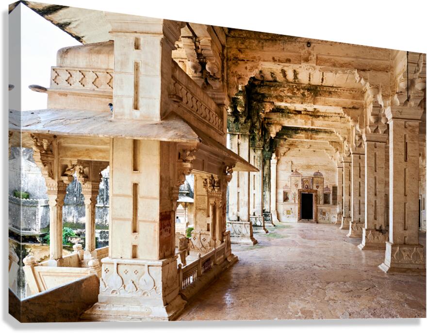 Decorations and paintings in Taragarh Fort in Rajasthan India