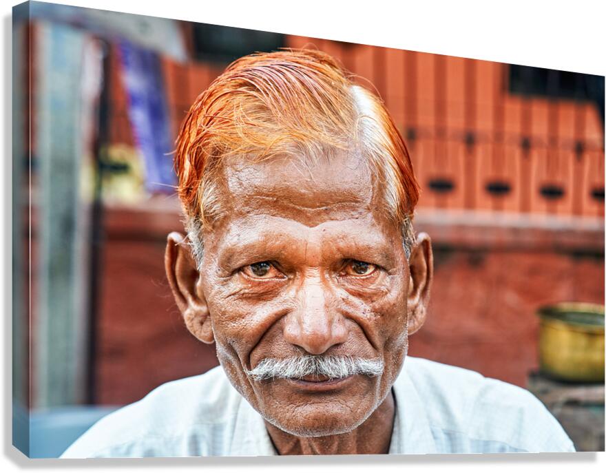 Portrait of an old man in Bundi Rajasthan India during daytime