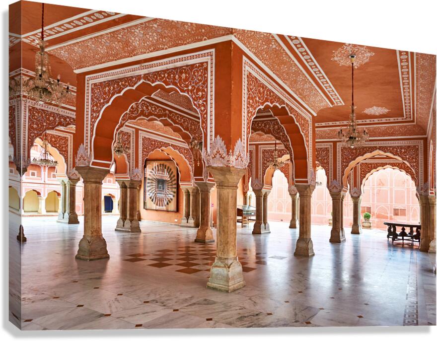 City Palace interior in Jaipur Rajasthan showcases traditional 