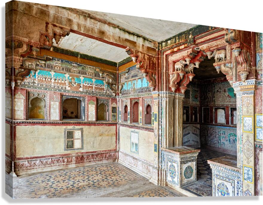Decorative art and architecture in Taragarh Fort of Bundi India