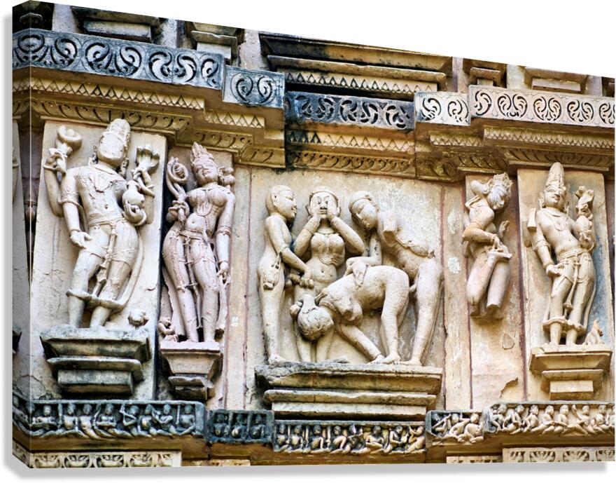 Khajuraho temples showcase ancient sculptures in Madhya Pradesh