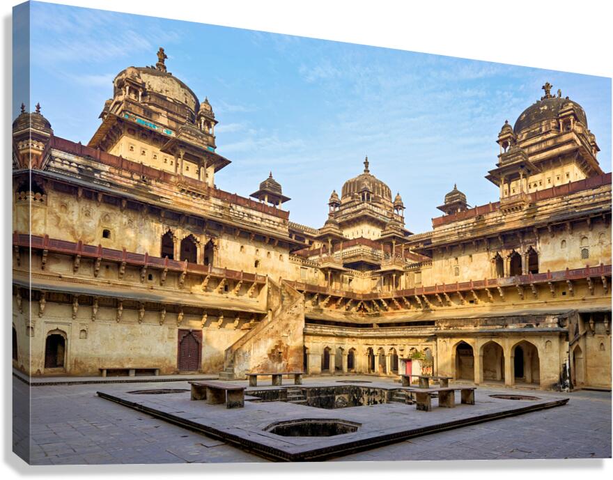 Visit to orchha fort complex in madhya pradesh india