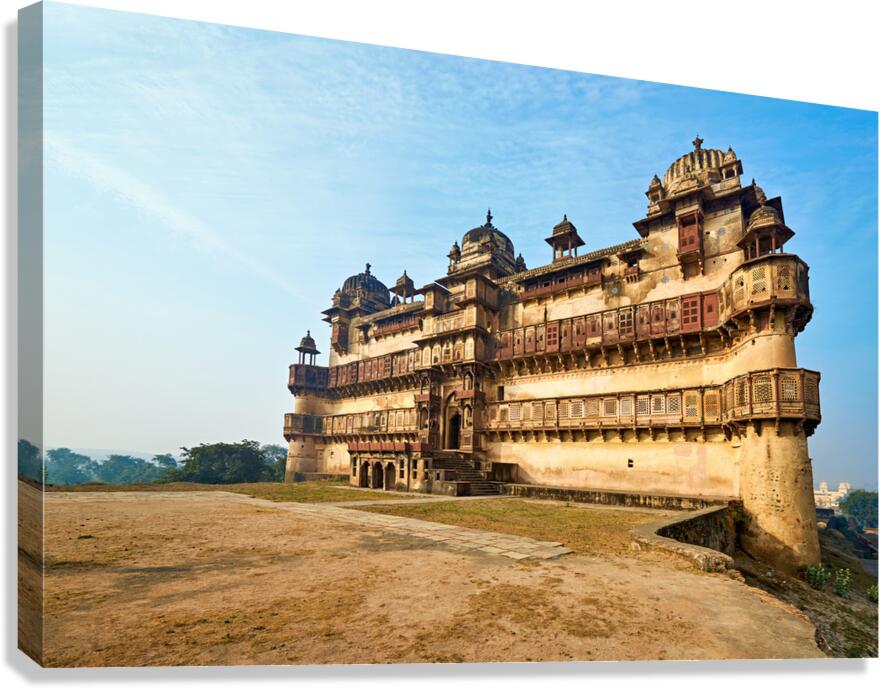 Orchhas fort complex displays ancient architecture