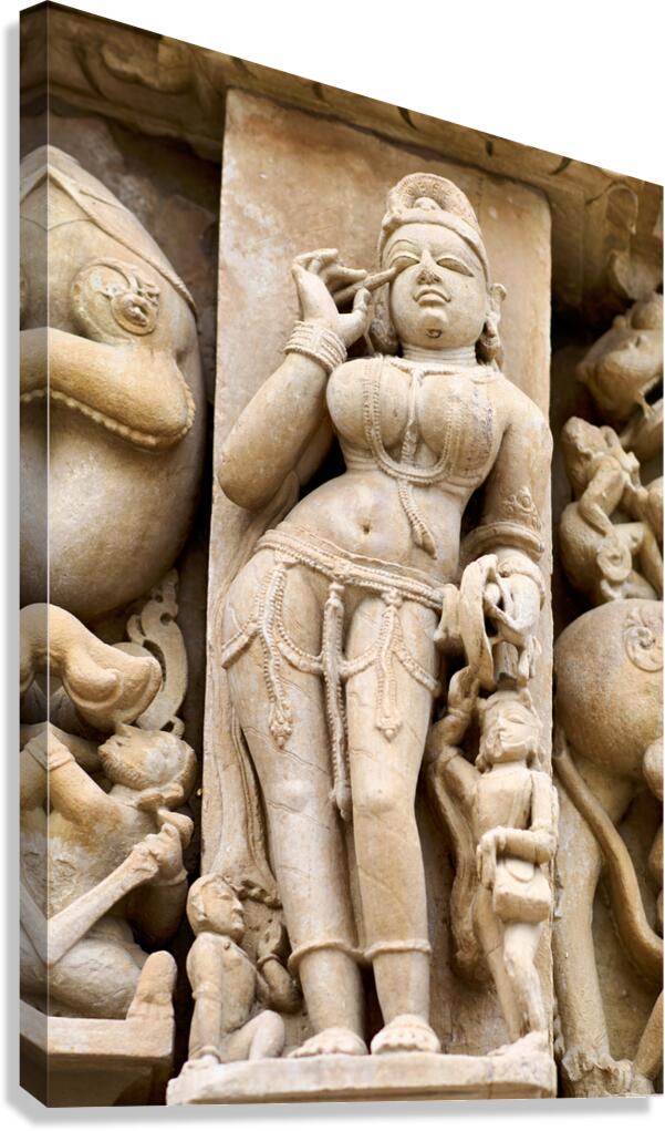 Hindu sculpture in Khajuraho temples of Madhya Pradesh