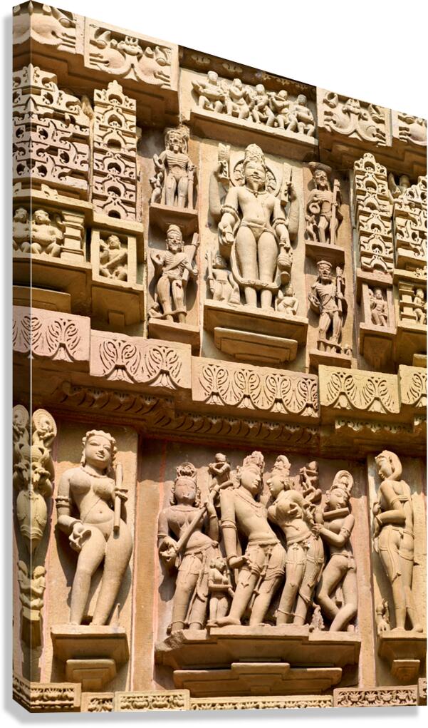 Hindu temples of Khajuraho in Madhya Pradesh show ancient art