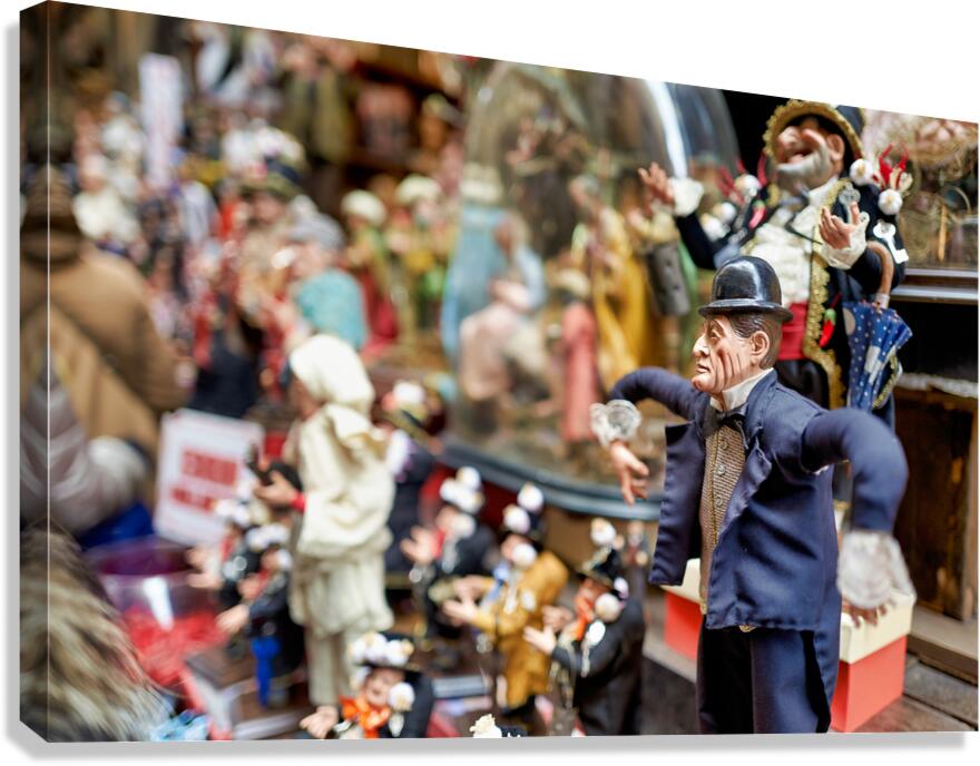 Statues of Christmas Nativity Scene in Naples artisan workshops