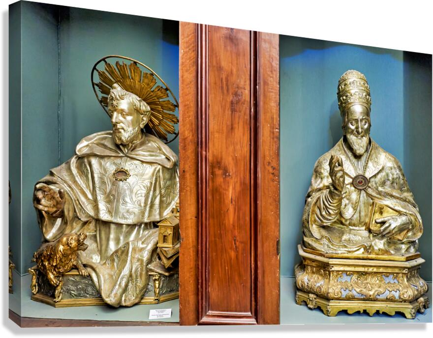 Sacred relics and treasures in San Domenico Maggiore church in N