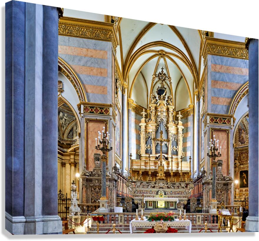 Exploring San Domenico Maggiore church in Naples Campania Italy