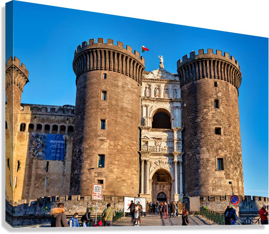 Visit to Castel Nuovo in Naples Campania Italy during daytime
