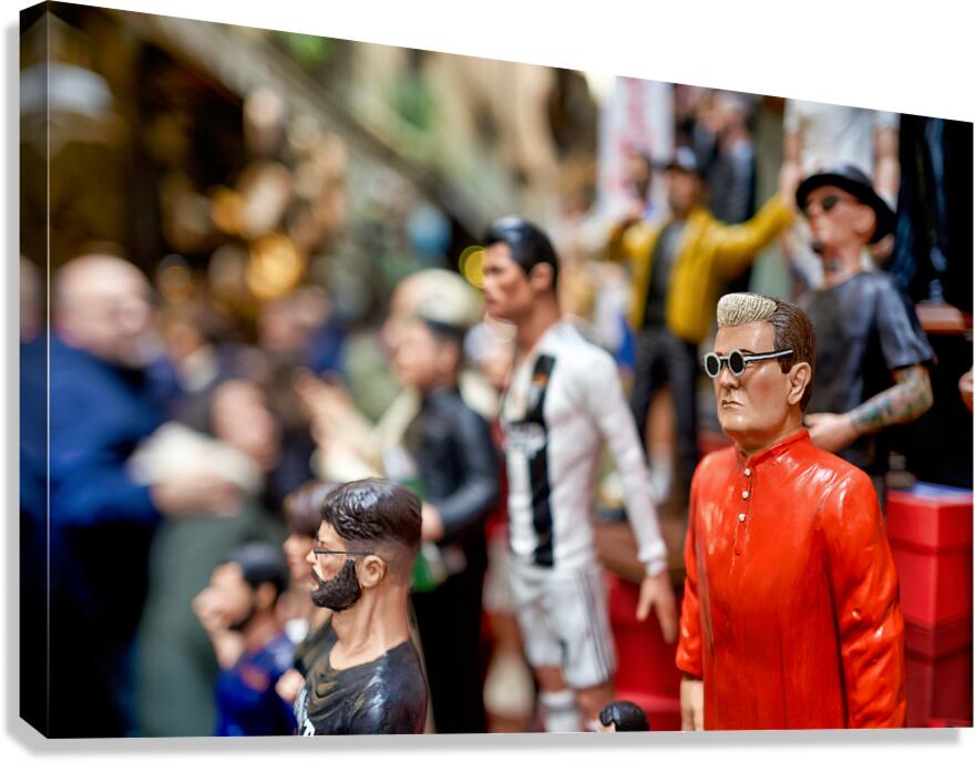 Statues of the Christmas Nativity Scene in Naple’s artisan wor