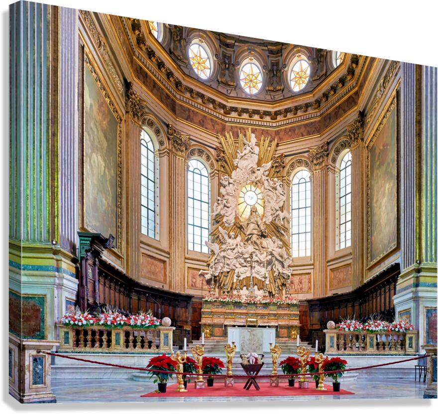 Visit to Naples Cathedral in Campania Italy during the holiday s