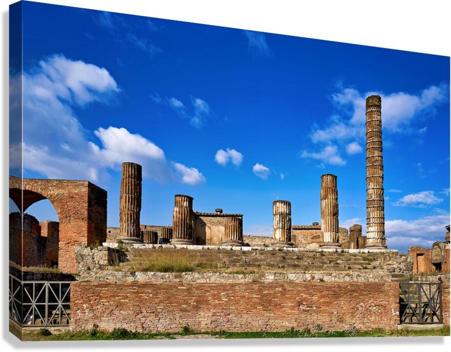 Exploring the ruins of Pompeii in Naples Campania Italy