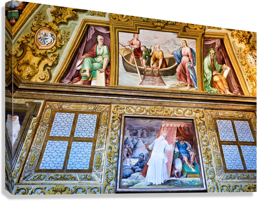 Art and history within Certosa di San Martino in Naples Italy