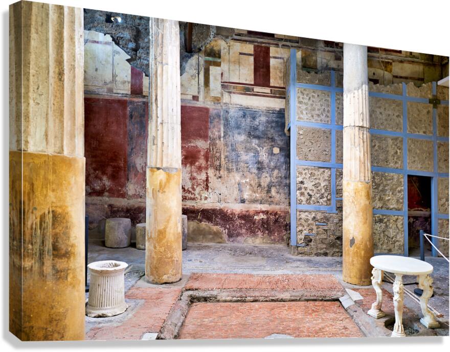 Exploring the ruins of Pompeii in Naples Campania Italy